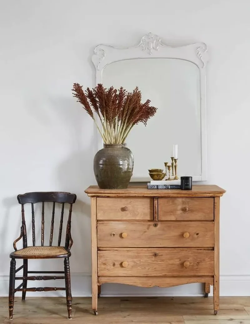36 Beautiful Dresser Styling Ideas You Need to See Today 30 Display Some Candles and Candle Holders