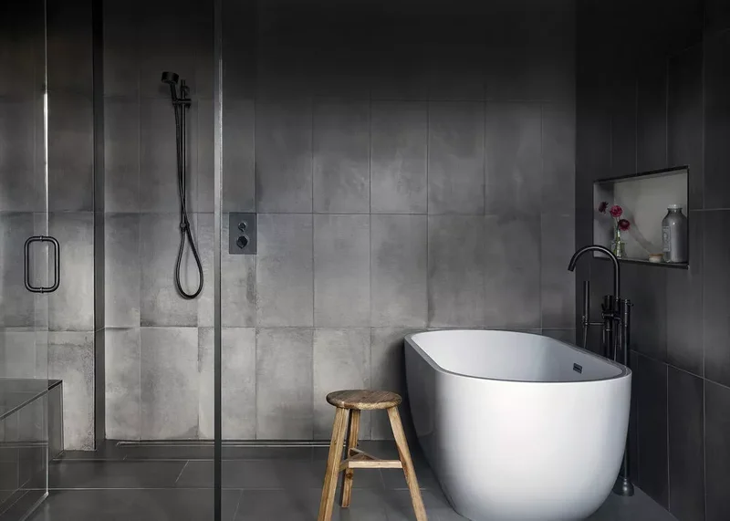 30 Designer Tips for Creating a Japandi Bathroom Retreat 10 Dominant Stone
