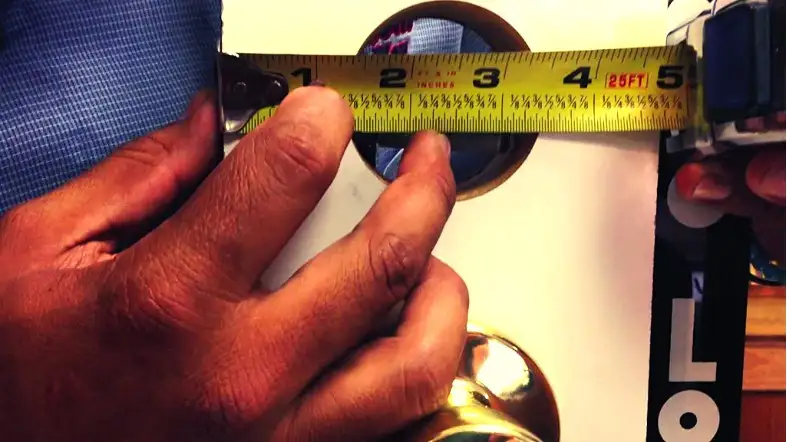 Door Knob Top Measurement