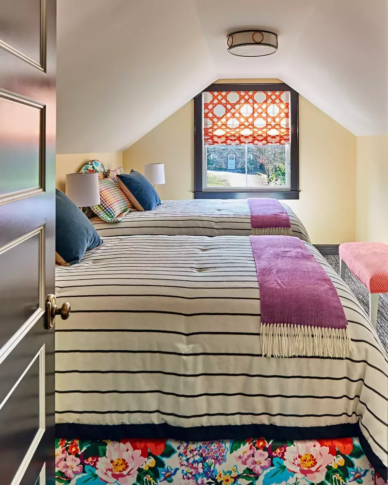 28 Sloped Ceiling Bedroom Ideas That Maximize Your Space 4 Double Beds