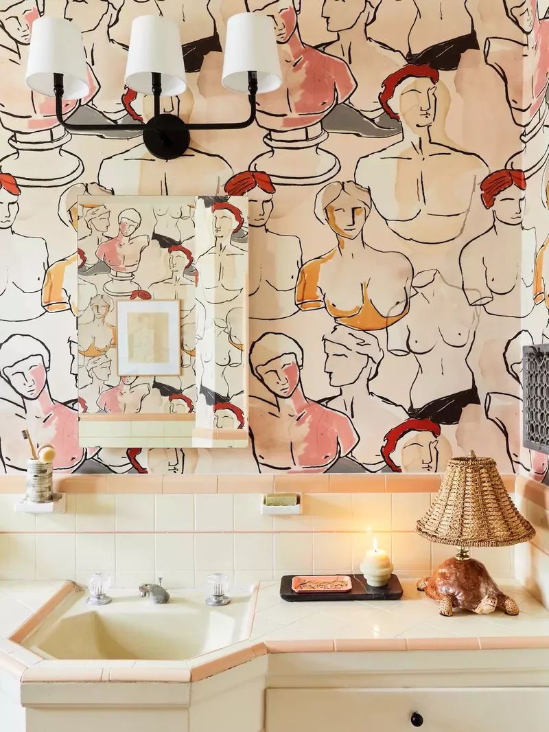 20 Vintage-Inspired Bathrooms Overflowing with Retro Appeal 1 Double Down