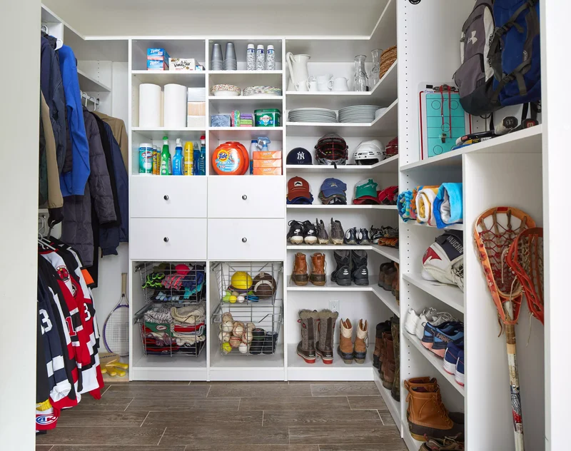 Double Duty Walk-In Closet