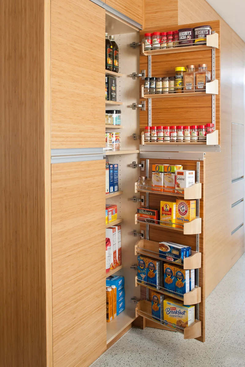 35 Walk-In Pantry Ideas to Maximize Your Storage Space 16 Double Pantry Doors