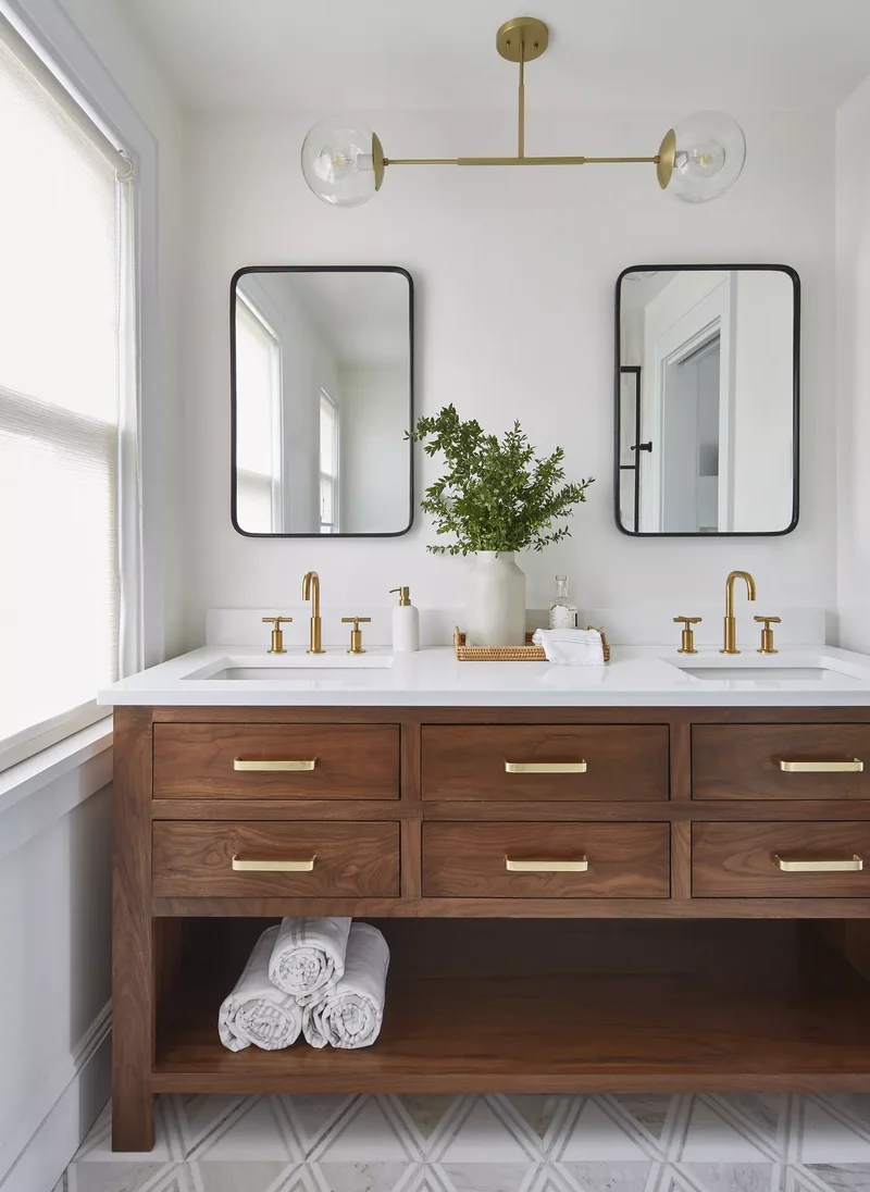 18 Beige Bathroom Designs Every Minimalist Will Adore 10 Draw Attention to the Floor