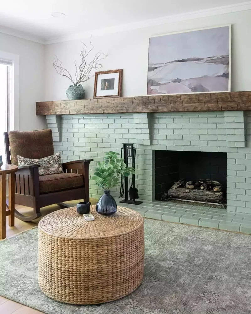 36 Beautiful Painted Fireplace Ideas for Your Home 24 Draw Inspiration From the Seaside