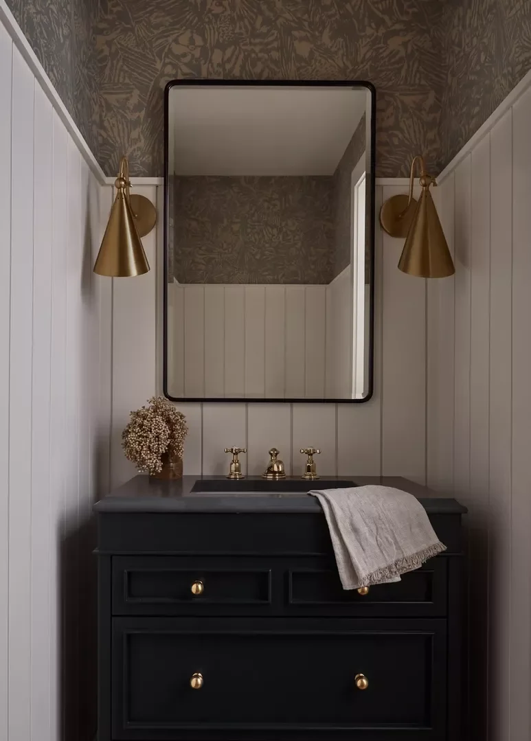 20 Beautiful Beadboard Bathroom Ideas for Every Style 6 Draw the Eye Upward