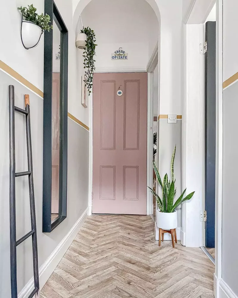 30 Creative Door Painting Ideas for Your Home Interior 6 Dusty Rose