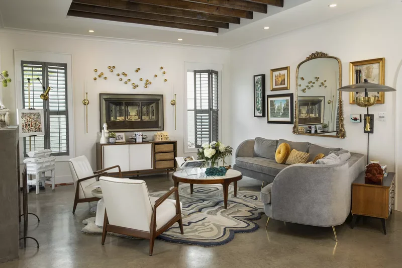 42 Beautiful Gray Living Room Ideas for Peaceful Spaces 30 Eclectic Gray Sectional