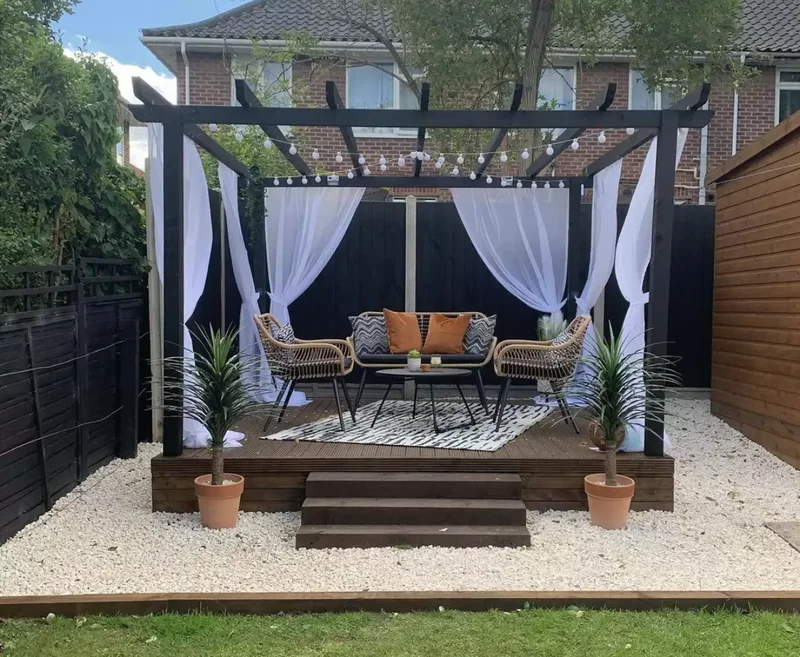 Elegant Freestanding Pergola