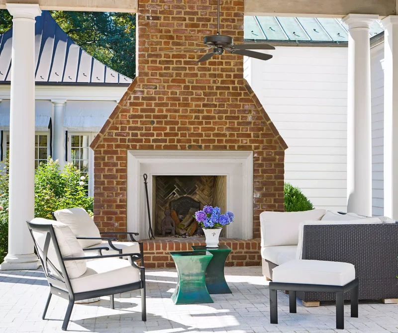 39 Outdoor Fireplace Designs for Your Cozy Retreat Space 14 Elegant Outdoor Fireplace