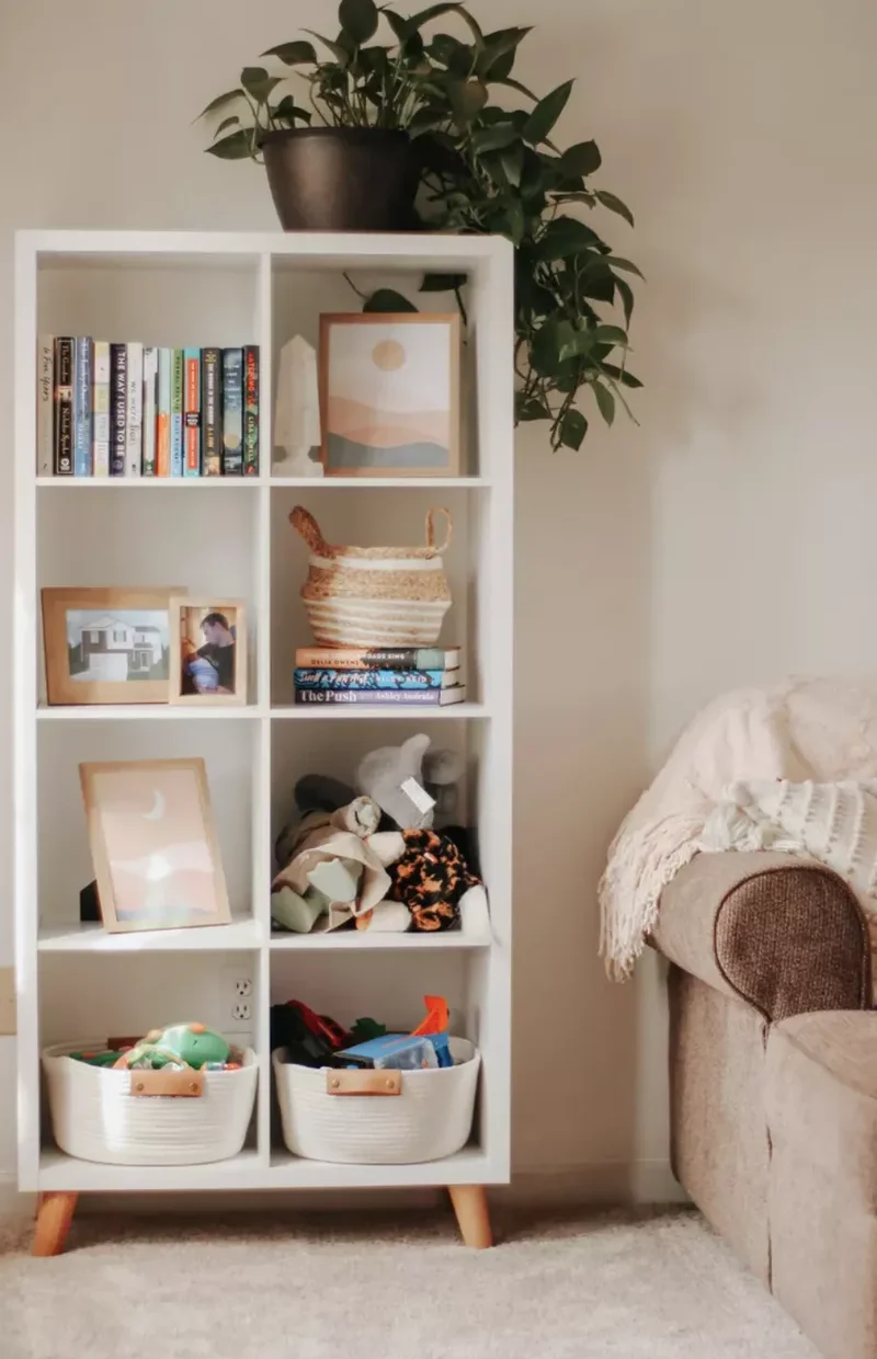 15 IKEA Living Room Ideas Beyond Basic Showroom Displays 14 Elevate Your Storage
