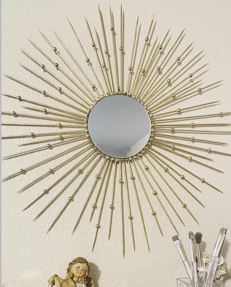 Elevate a DIY Gilded Sunburst Frame