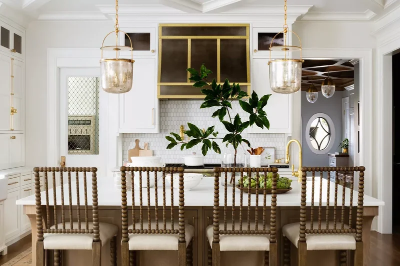 Elongated Marble Hex Tiles