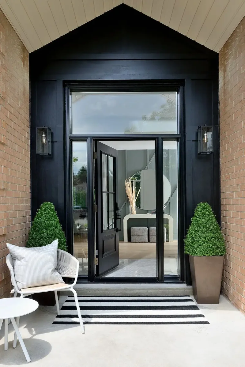 25 Front Patio Inspirations for Charming Outdoor Living 23 Embrace Symmetry