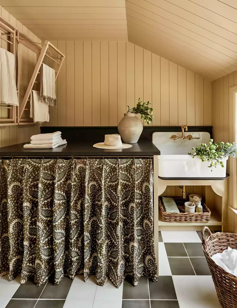 53 Stylish Small Laundry Room Ideas That Work Beautifully 24 Employ Laundry Room Curtains