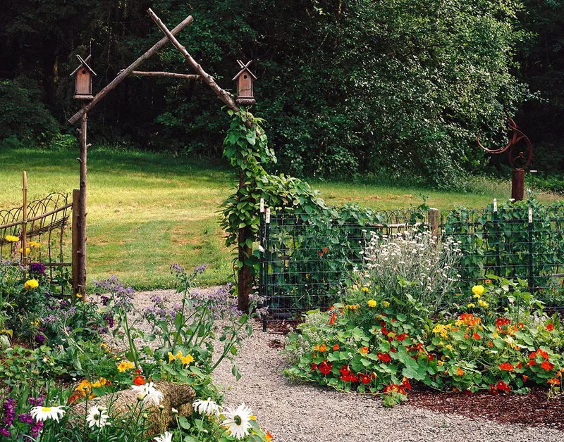 20 Beautiful Garden Arbor Ideas for Your Outdoor Oasis 11 Encourage Feathered Visitors
