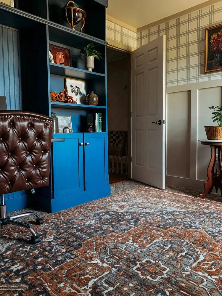 30 Home Office Shelving Solutions for Your Workspace 20 Experiment With Bold Paint