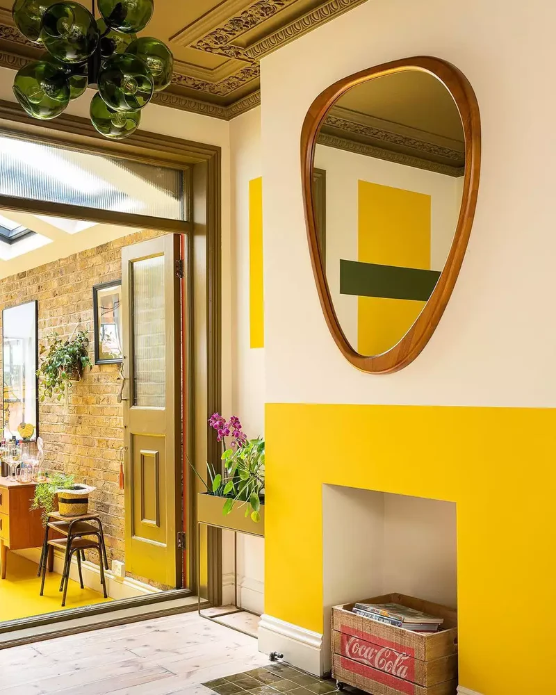 20 Yellow Living Room Ideas That Brighten Any Home 15 Experiment With Color Blocking