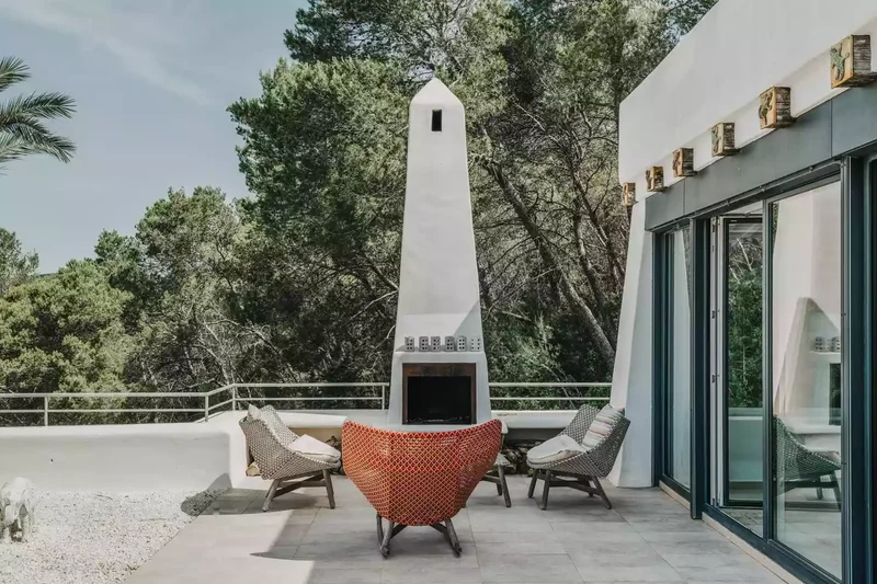 Extra-Tall Fireplace