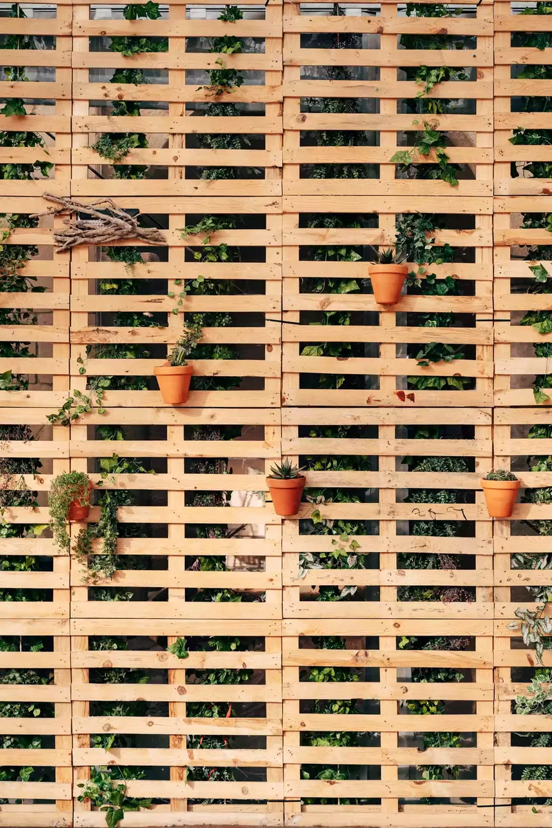 Extra-Tall Pallet Fence
