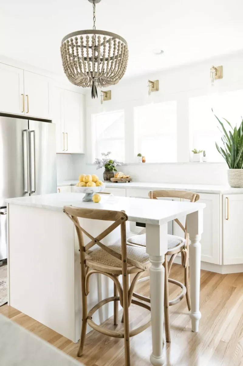 33 Kitchen Island Seating Ideas to Simplify Hectic Mornings 12 Face-to-Face Island Seating