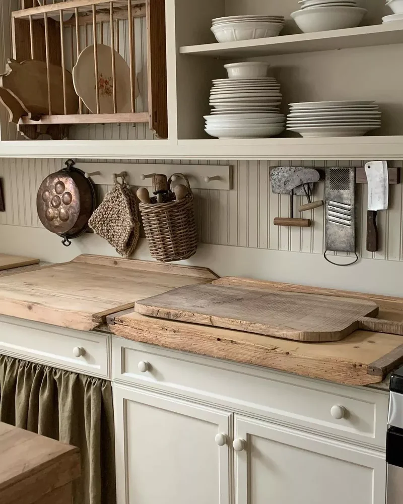Farmhouse Kitchen With Neutral Components