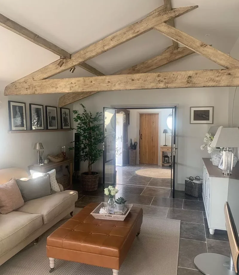 40 Cozy and Inviting Country Living Room Design Ideas 26 Feature a Vaulted Ceiling