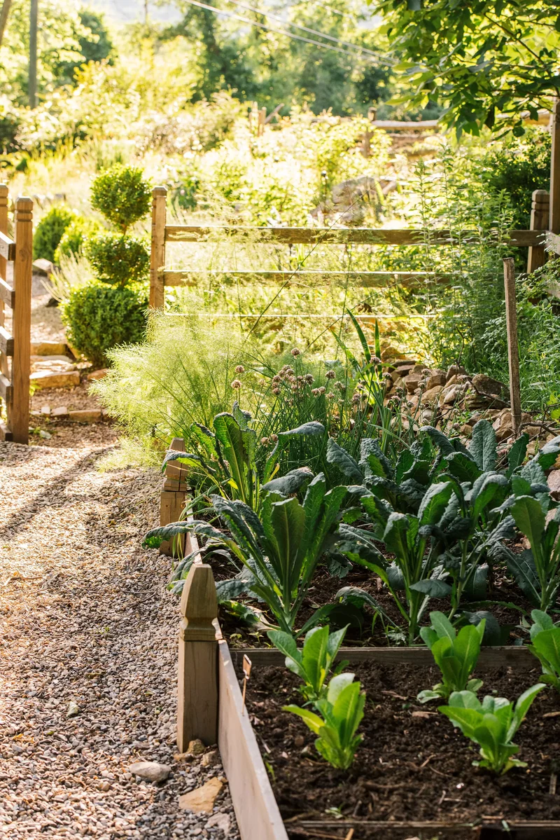 25 Beautiful Raised Garden Bed Ideas for Veggies & Flowers 23 Fence Post Corners