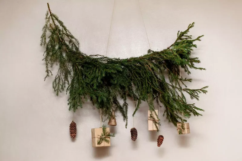 DIY Christmas Tree Ideas Worth Displaying for Your Guests 21 Fir Branch Decor