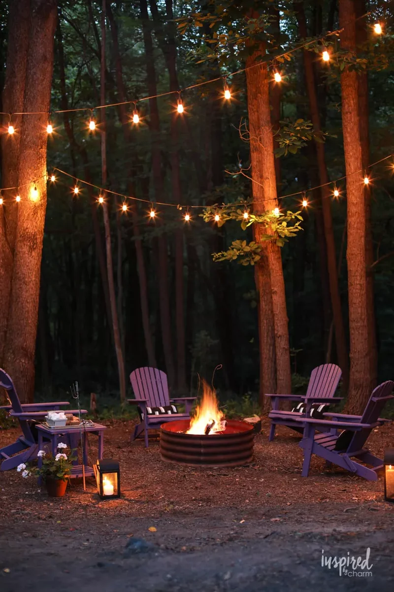 Fire Pit Area Lighting