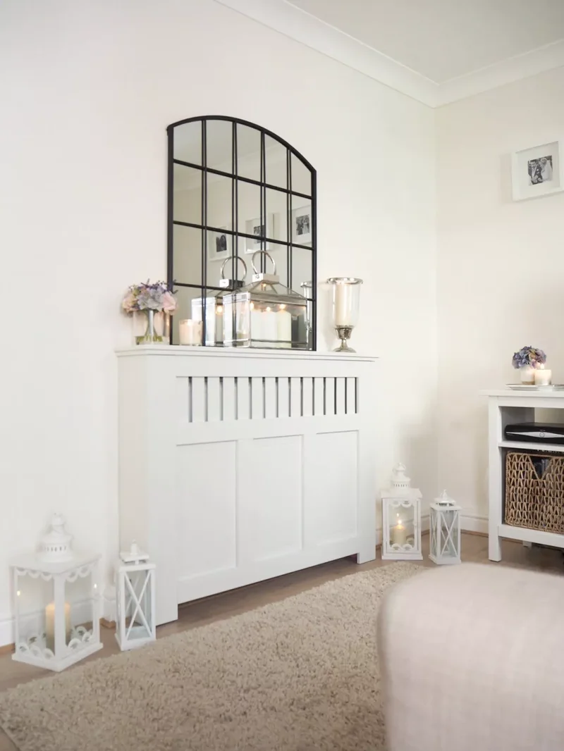 17 Beautiful DIY Radiator Cover Ideas for Your Home 12 Fireplace Mimic