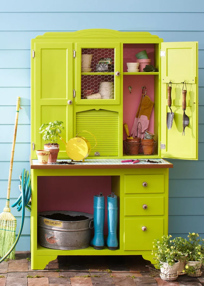 26 Smart Deck Storage Solutions to Tidy Your Outdoor Area 14 Flip an Old Piece of Furniture