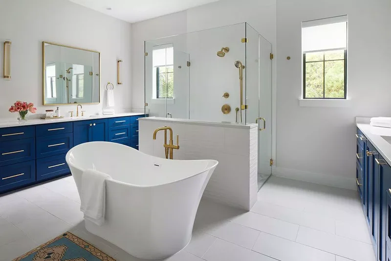 102 Beautiful Bathroom Design Ideas You'll Love to Recreate 18 Floating Tub