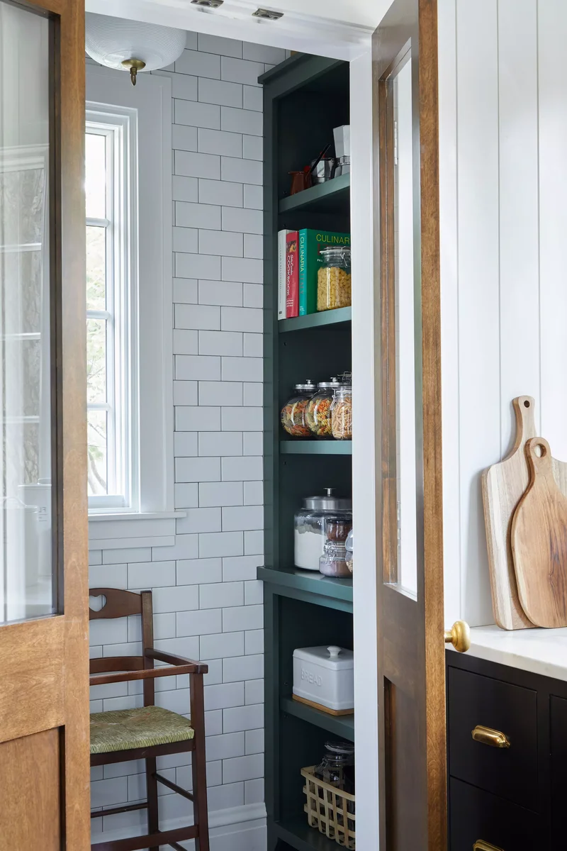 Floor-to-Ceiling Pantry Shelves
