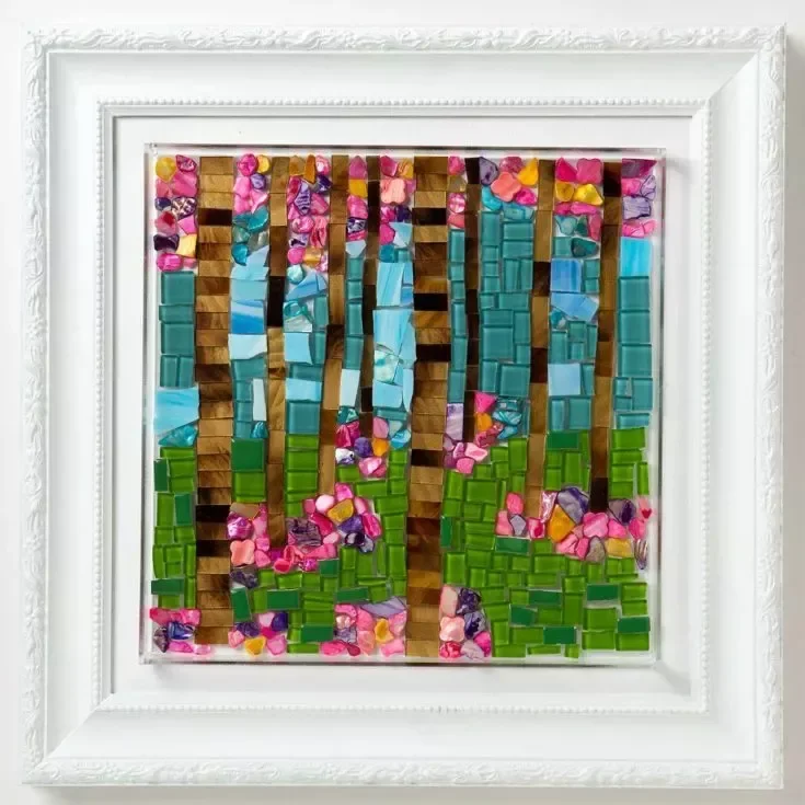 Flowery Forest Mosaic Art
