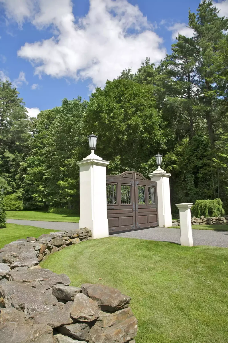 Formal Arched Gate Entrance