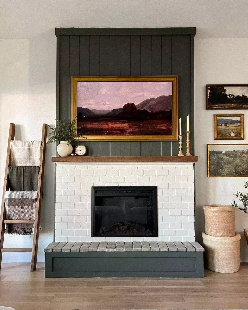 22 Beautiful Farmhouse TV Stand Styling Ideas You'll Love 22 Frame Your TV With Candlesticks