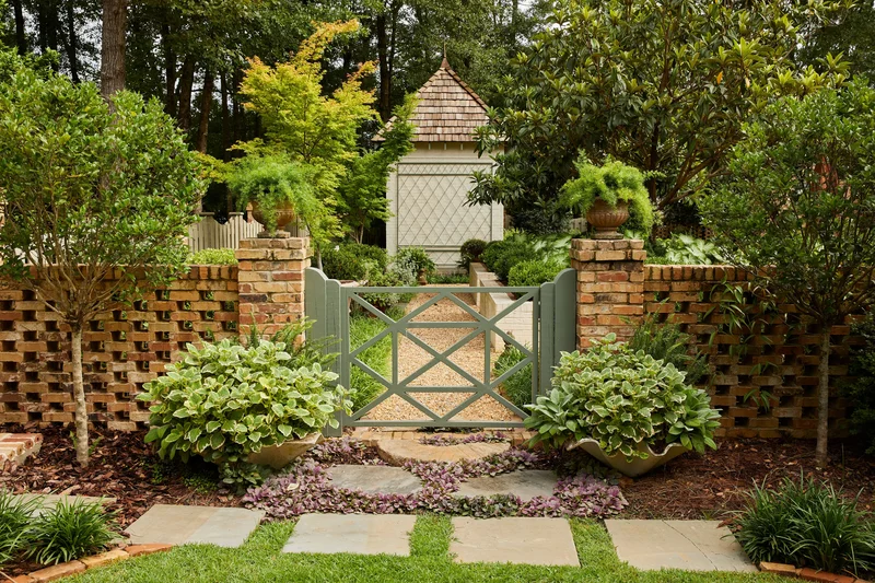 26 Beautiful Garden Gate Ideas to Enhance Your Yard 6 French Country-Inspired Garden Gate
