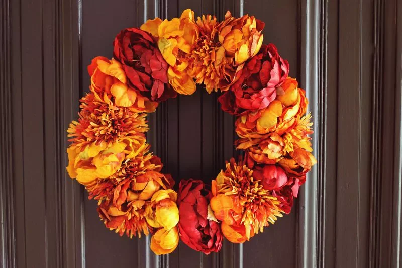 Front Door Floral Wreath