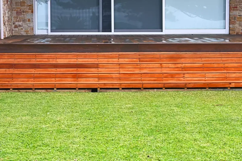 15 Deck Skirting Solutions to Enhance Your Outdoor Space 12 Front Step Skirting