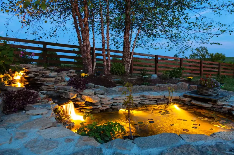 Garden Pond Lighting
