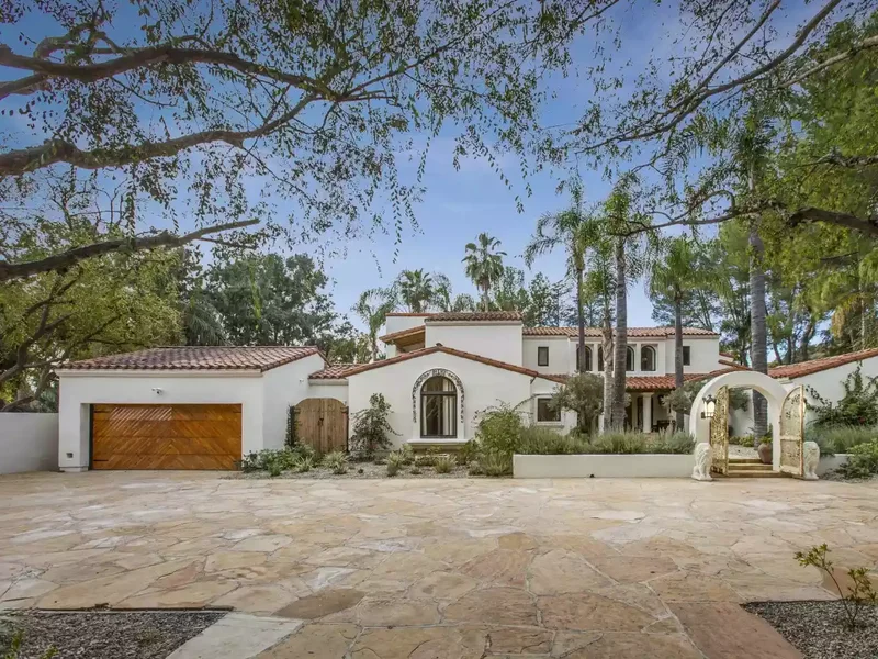 52 Stunning Garage Door Ideas to Boost Your Curb Appeal 15 Geometric Wood Design