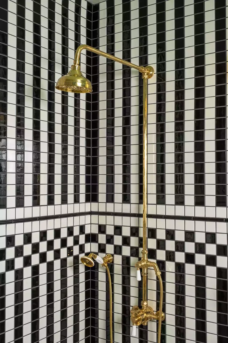 35 Stunning Shower Ideas to Transform Your Bathroom Space 30 Get Graphic With Tiles