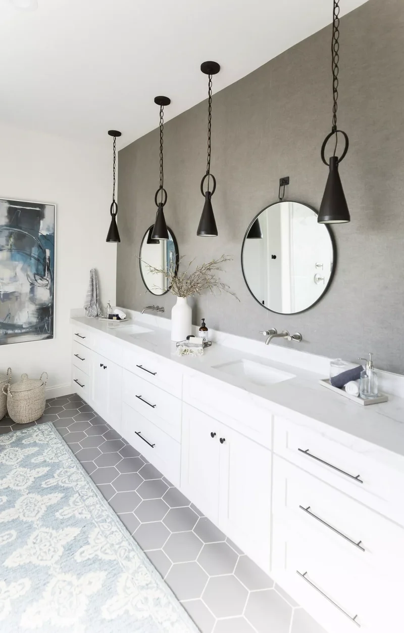 25 Stunning Double Vanity Bathroom Ideas You'll Adore 6 Get Nice and Glam