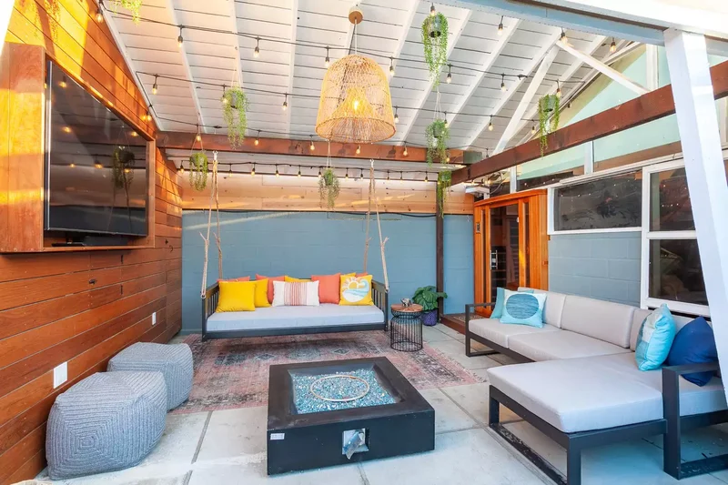 18 Amazing Outdoor Dining Ideas for Your Dream Backyard 9 Get Playful With Seating and Accessories