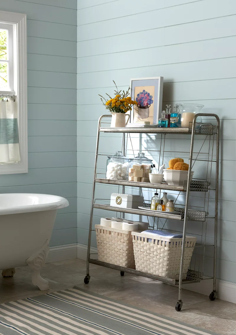 26 Smart Bathroom Shelf Ideas for Organized Toiletries 13 Get Rolling