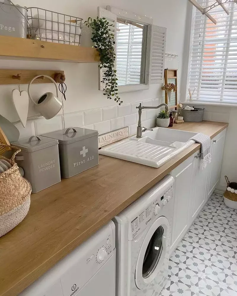 13 Laundry Room Sink Designs You'll Love and Want to Steal 10 Get a Drainboard