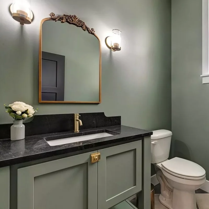 21 Beautiful Sage Green Bathroom Ideas You'll Adore Forever 1 Go Matchy Matchy