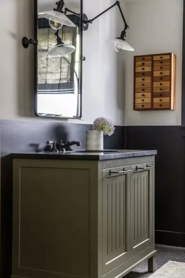 50 Moody Dark Bathroom Ideas for a Dramatic Transformation 16 Go Minimalist