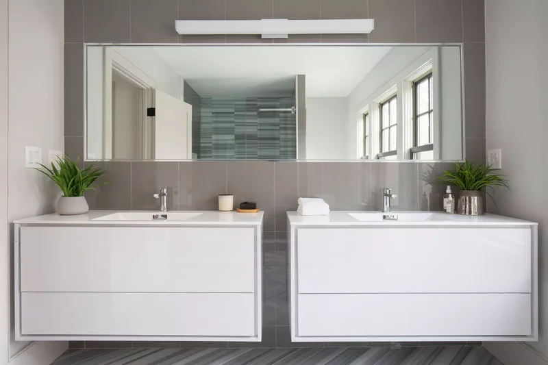 25 Stunning Double Vanity Bathroom Ideas You'll Adore 18 Go Modern and Sleek